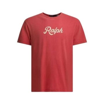 Red Classic Crew Neck Short-Sleeve T-Shirt